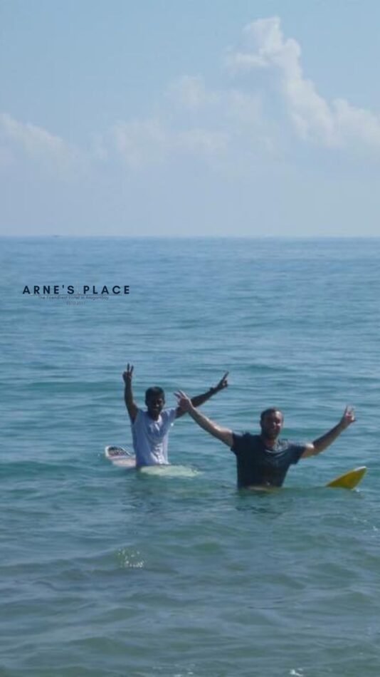 Surf instruction